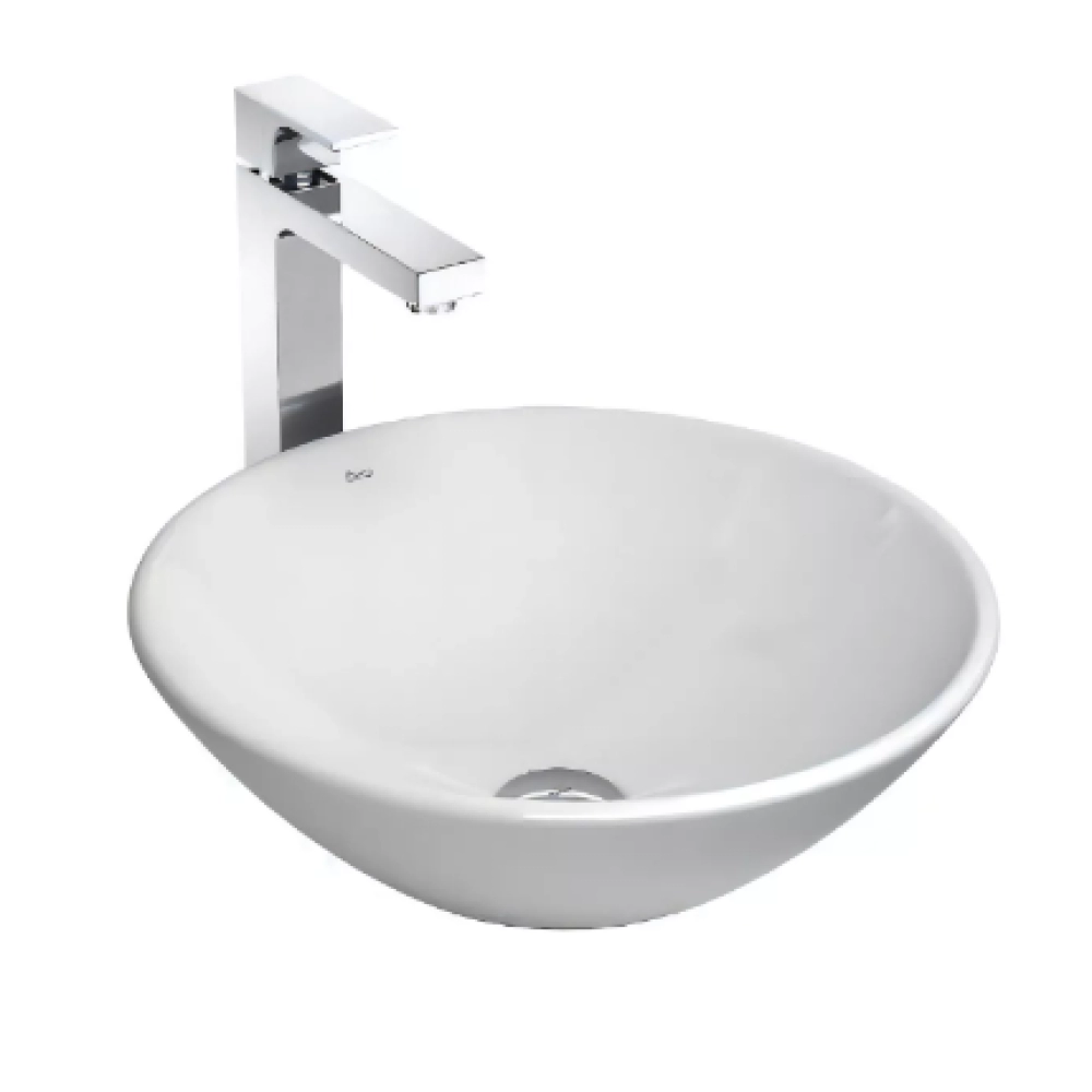 Cuba Apoio Redonda Deca L.55.17 400mm Branco Gelo